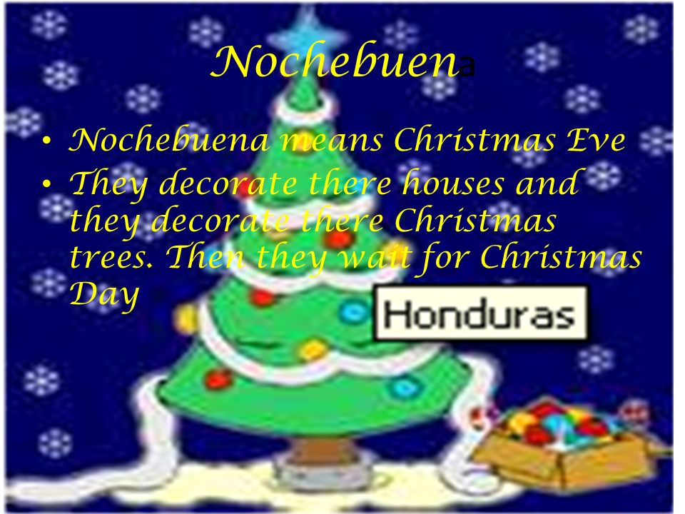 Noche buena meaning deals
